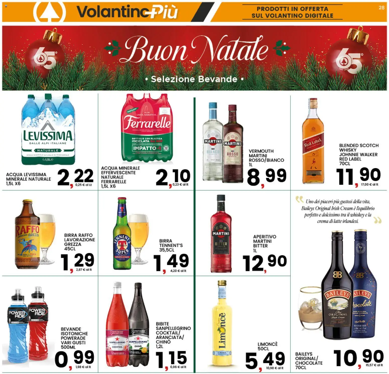 Volantino Interspar del 11.12.2025 | Pagina: 28 | Prodotti: Tennent's, Crema, Bibite, Aperitivo