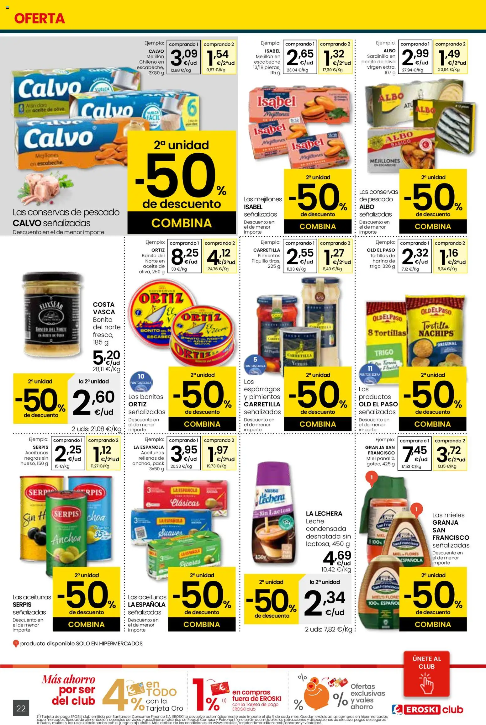 Eroski - Siempre a buen precio │ válido desde el 29.01.2026 | Página: 22 | Productos: Aceite, Pescado, Aceite de oliva, Anchoa