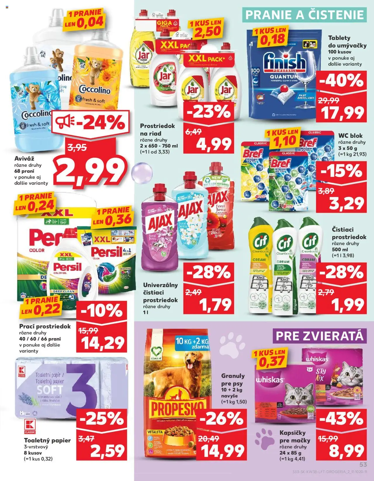 Kaufland SK akciós ujság - amely érvényes a következő dátumtól: 18.09.2025 | Oldal: 53