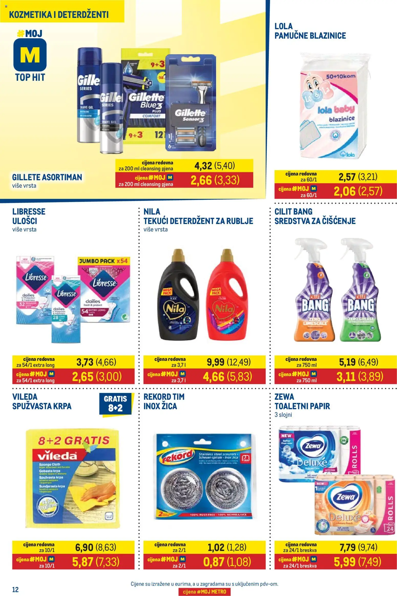 Metro katalog | vrijedi od 16.12.2025 | Stranica: 12 | Proizvodi: Toaletni papir, Nila, Breskva, Libresse