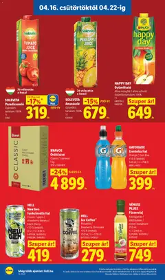 Lidl akciós újság - amely érvényes a következő dátumtól: 16.04.2026 | Oldal: 10