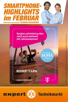 Expert  Smarthphone Highlights im Februar ab 01.02.2026 gültig