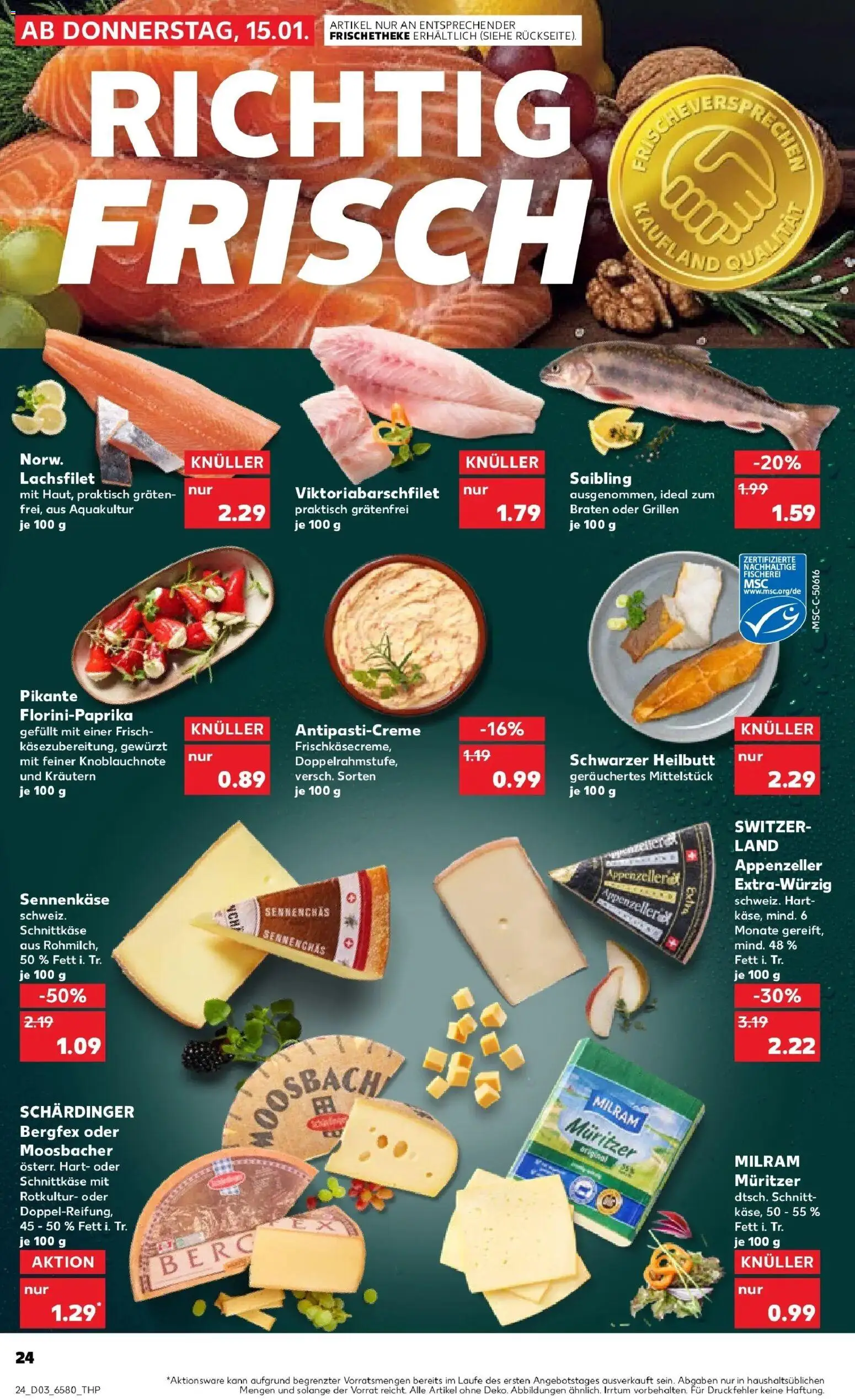 Kaufland prospekt Hamburg	 – gültig ab 15.01.2026 | Seite: 24 | Produkte: Milram