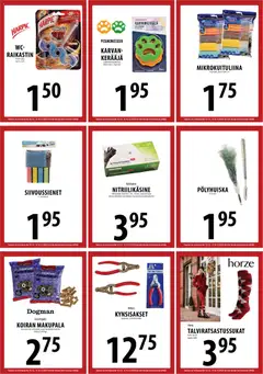 Tuuri-mainoslehti voimassa 10.12.2025 alkaen | Sivu: 27 | Tuotteet: Mikrokuituliina, Kynsisakset