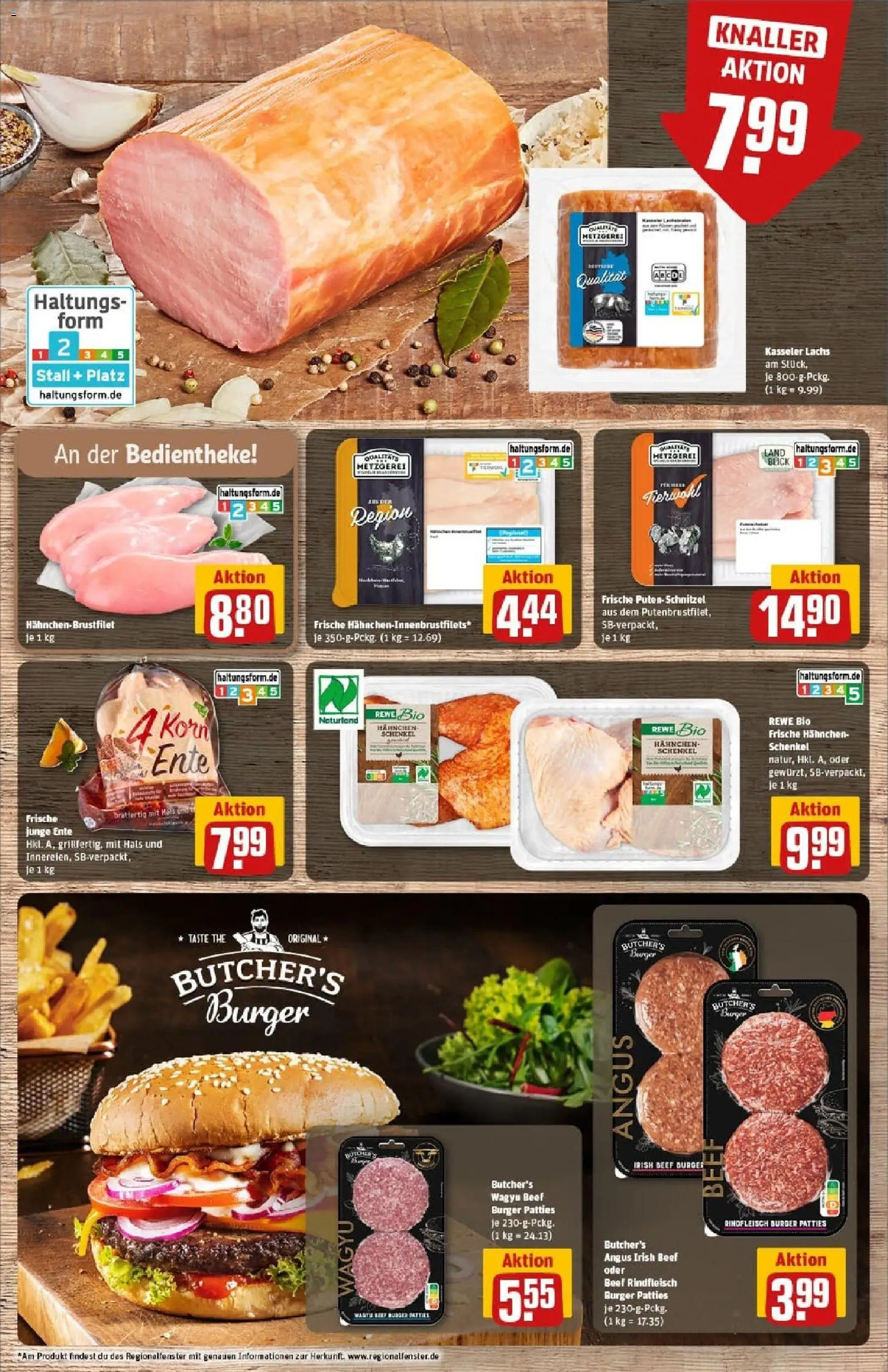 Rewe prospekt Bielefeld	 – gültig ab 26.10.2025 | Seite: 10 | Produkte: Hahnchen, Schnitzel, Rindfleisch, Ente