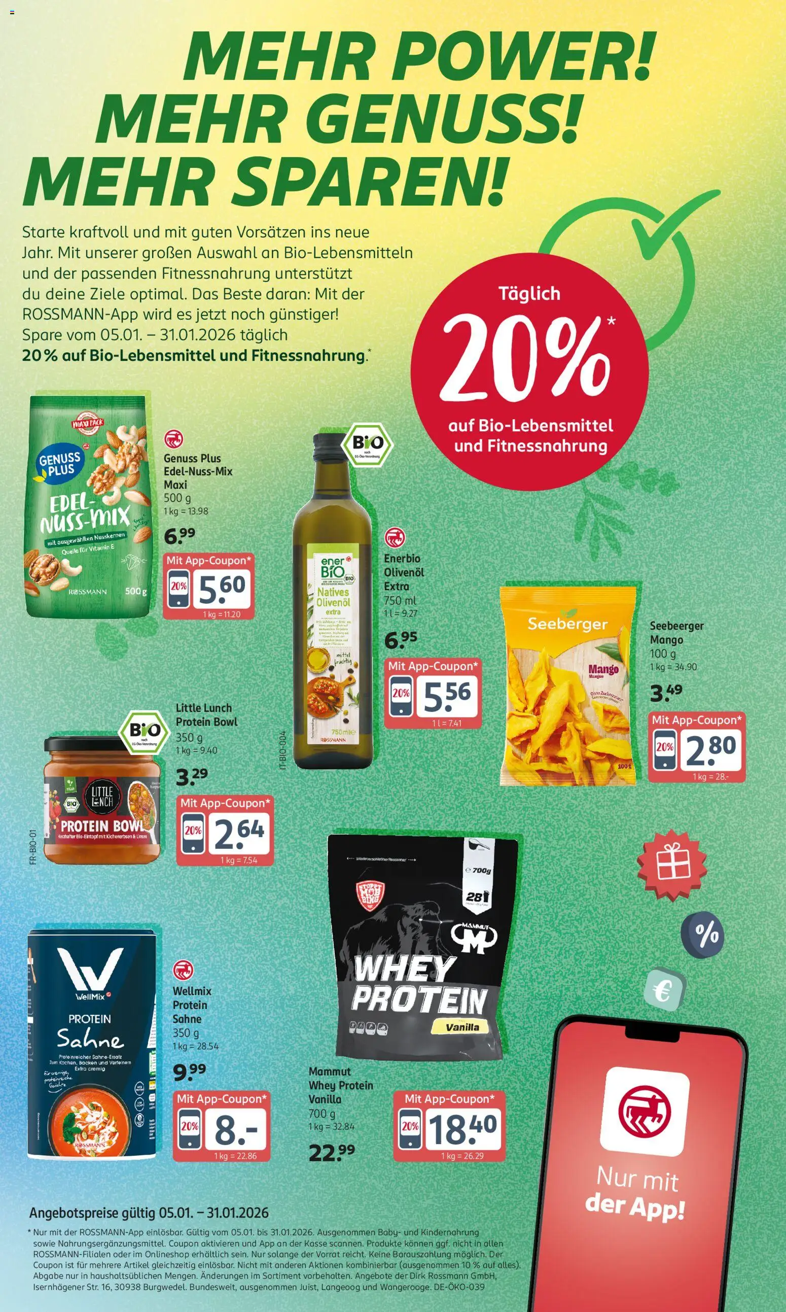 Rossmann Prospekt 	 – gültig ab 05.01.2026 | Seite: 9 | Produkte: Olivenol, Mango, Sahne