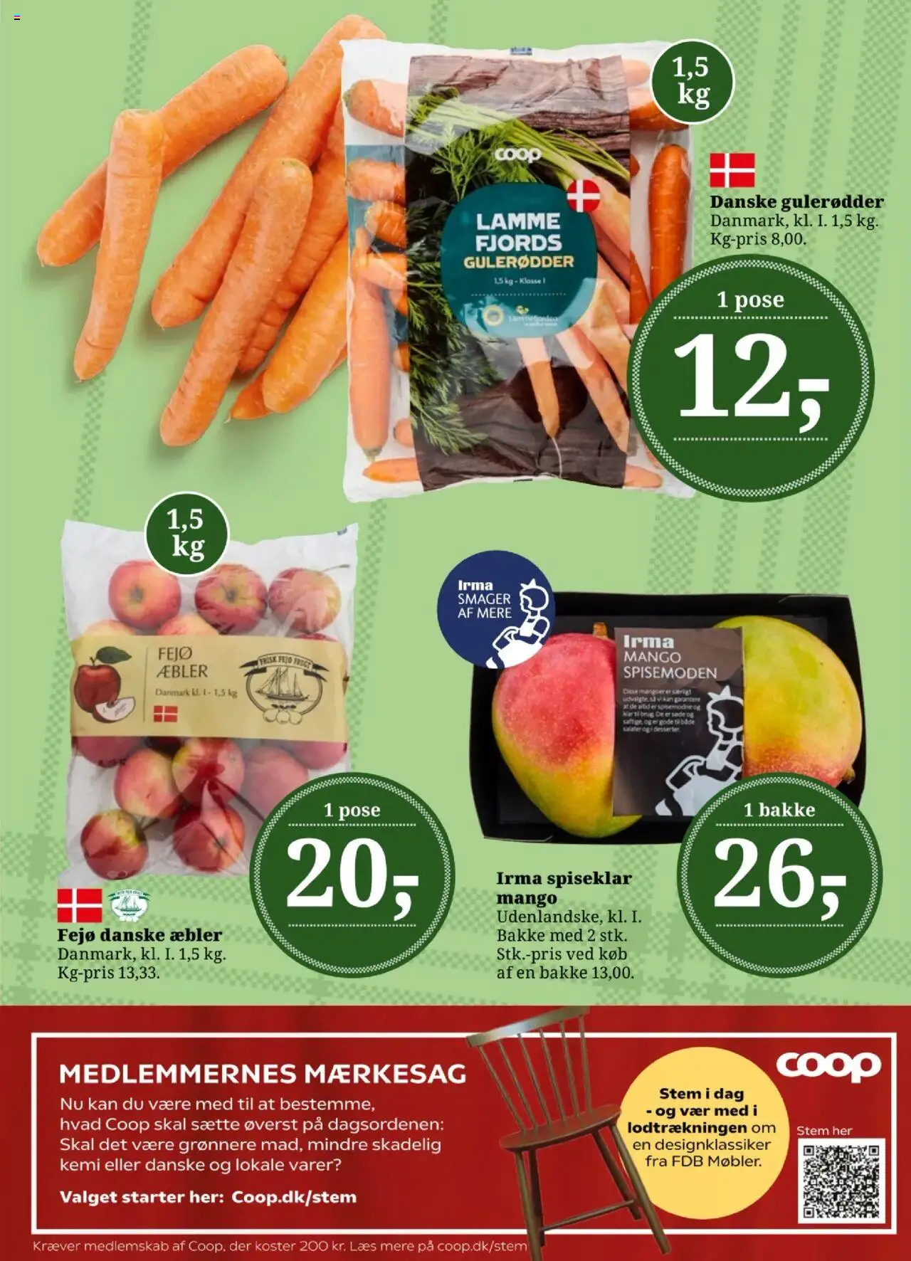 Dagli'Brugsen tilbudsavis – gyldig fra 10.10.2025 | Side: 5 | Produkter: Mango, Æbler, Gulerødder
