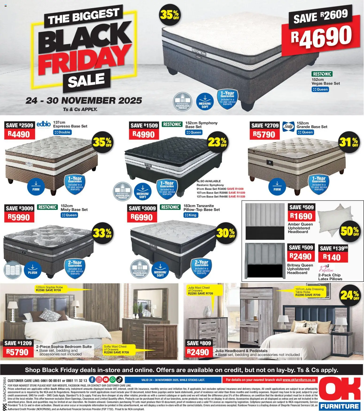 New OK Furniture catalogue – valid from 24.11.2025 | Page: 8 | Products: Headboard, Chest of drawers, Dressing, Stock