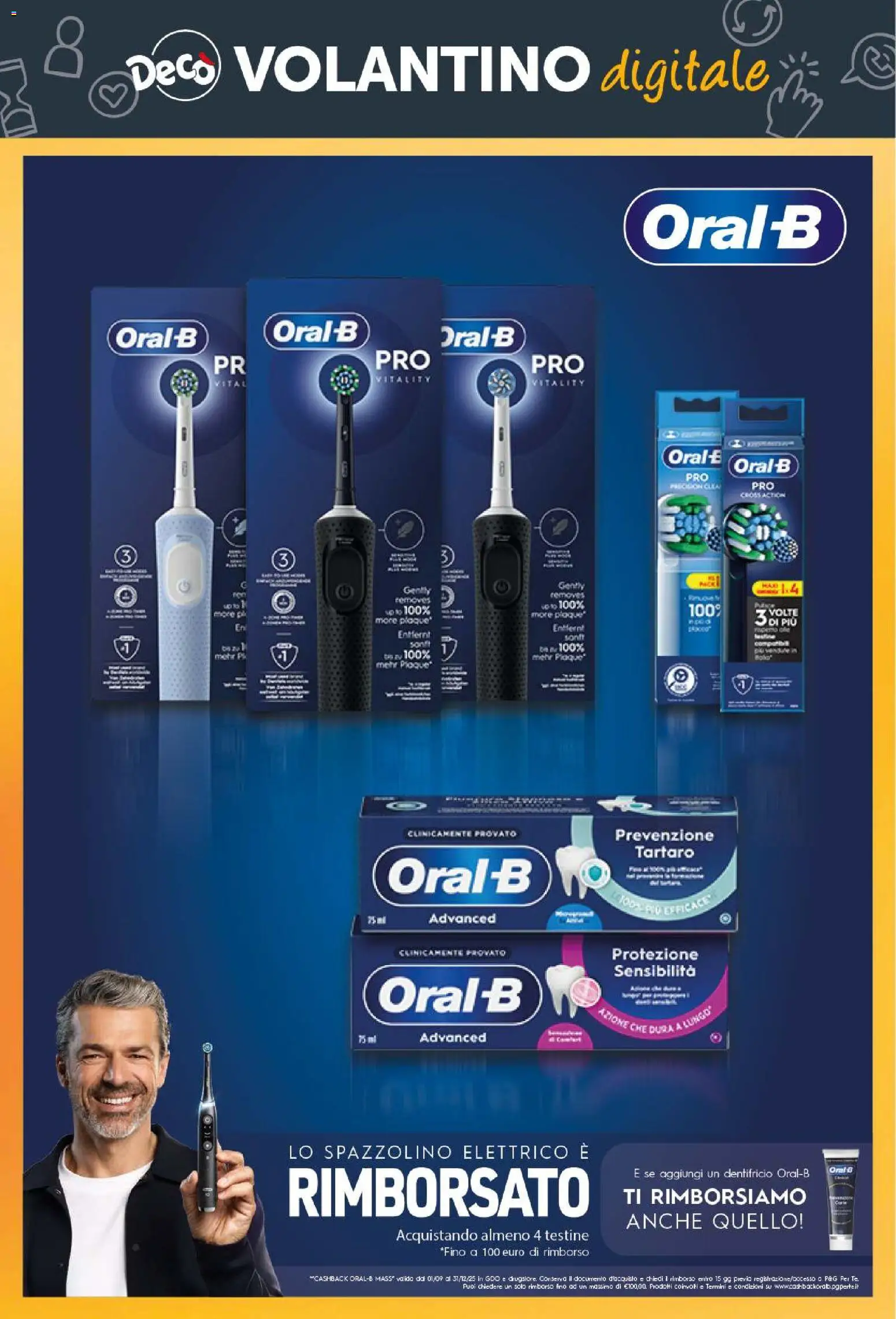 Volantino Decò del 15.12.2025 | Pagina: 38 | Prodotti: Dentifricio, Spazzolino, Spazzolino elettrico