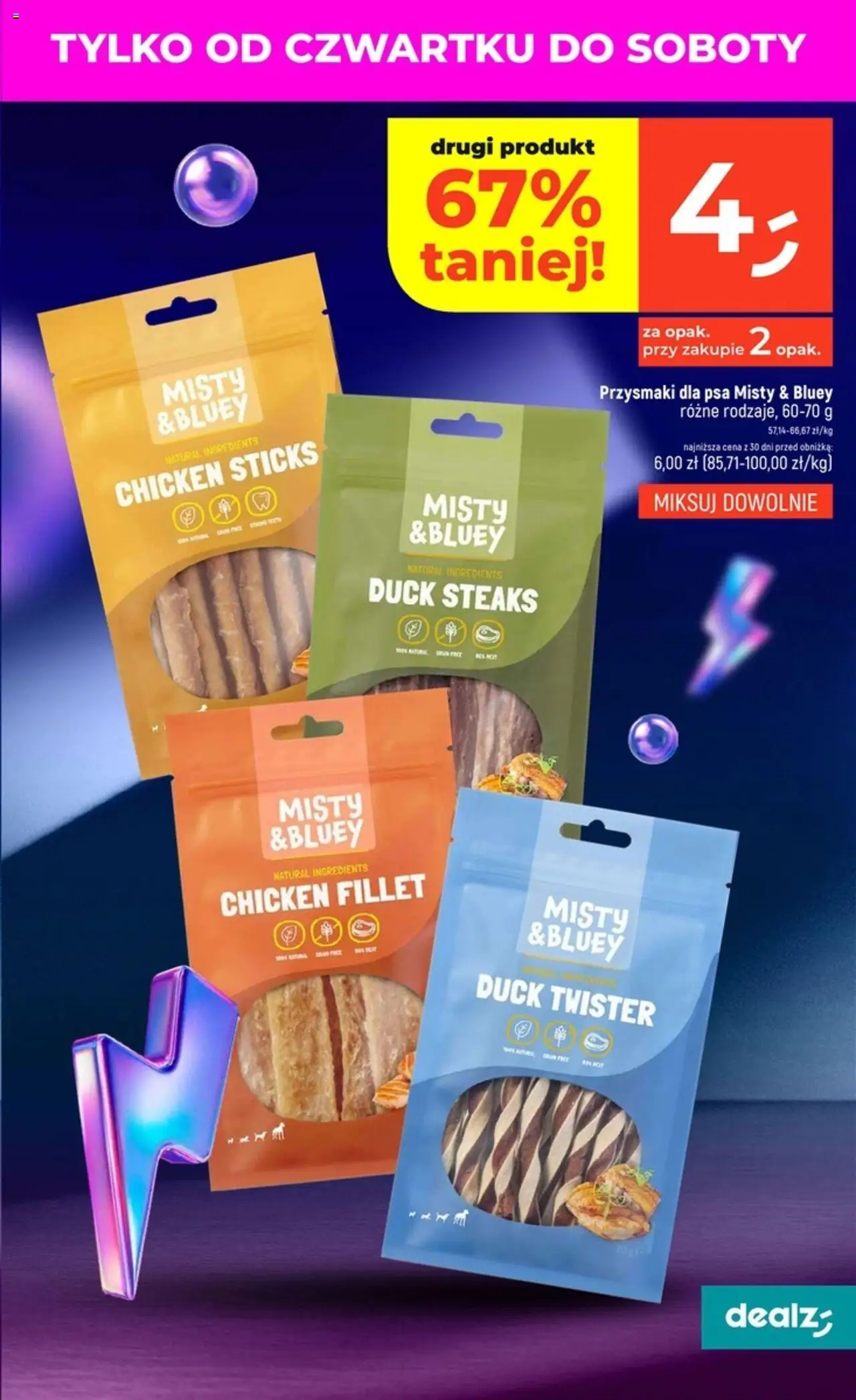 Dealz Gazetka od 31.07.2025 | Strona: 51 | Produkty: Przysmaki dla psa