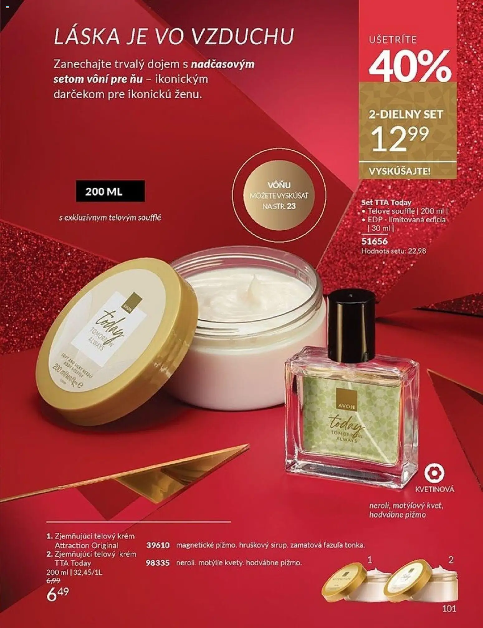 Nové Avon akcie – leták je platný od 01.12.2025 | Strana: 101 | Produkty: Fazuľa, Telový krém, Krém