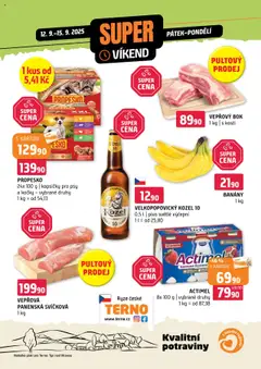 Náhled letáku Terno leták - Super víkend od 12.09.2025