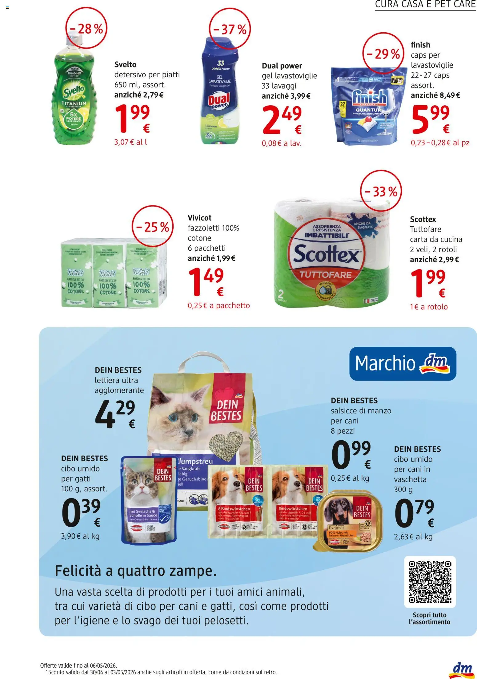 Volantino dm drogerie markt del 30.04.2026 | Pagina: 13 | Prodotti: Detersivo per piatti, Manzo, Fazzoletti, Limone