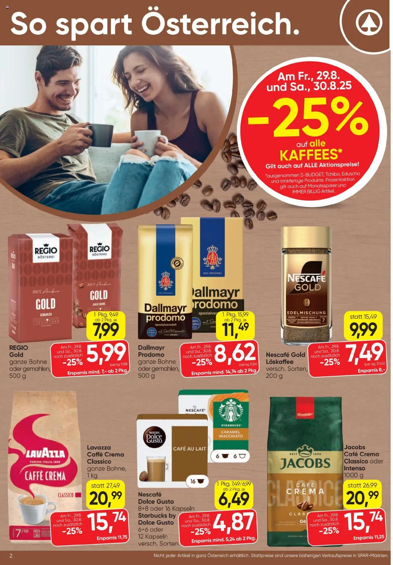 Spar Flugblatt gültig ab 28.08.2025 | Seite: 2