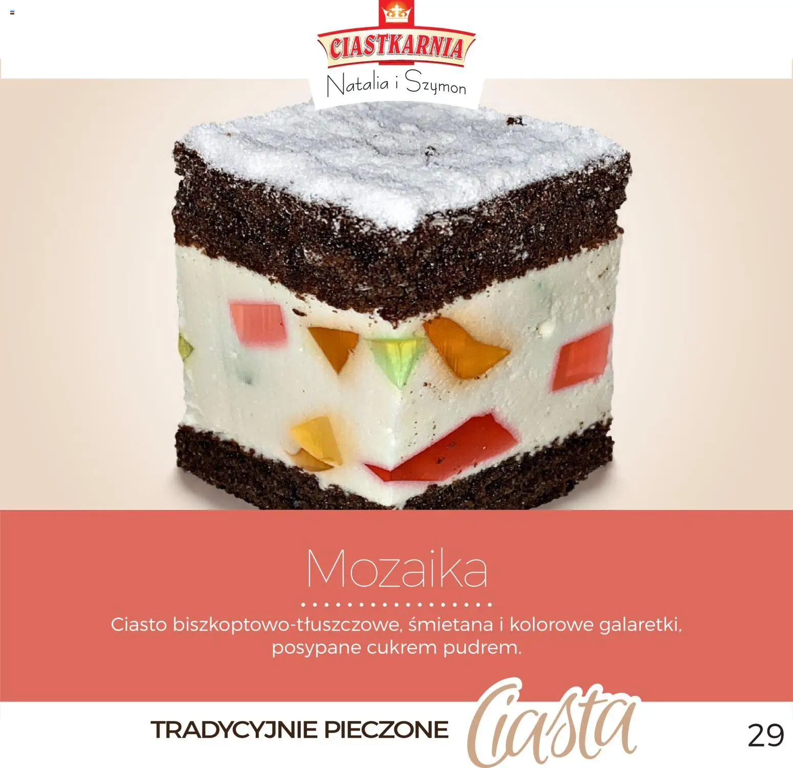 Topaz Gazetka - Ciasta  od 01.12.2025 | Strona: 29 | Produkty: Ciasto, Babka