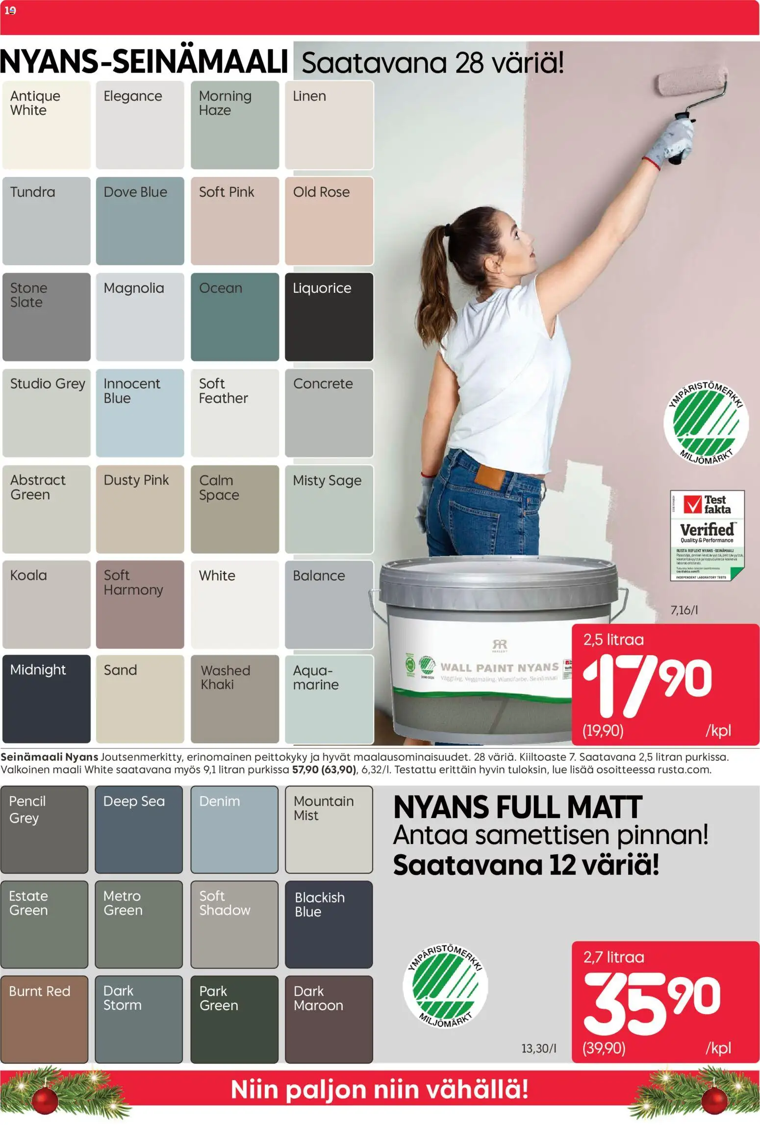 Rusta tarjoukset – voimassa 24.12.2025 alkaen | Sivu: 10 | Tuotteet: Maali