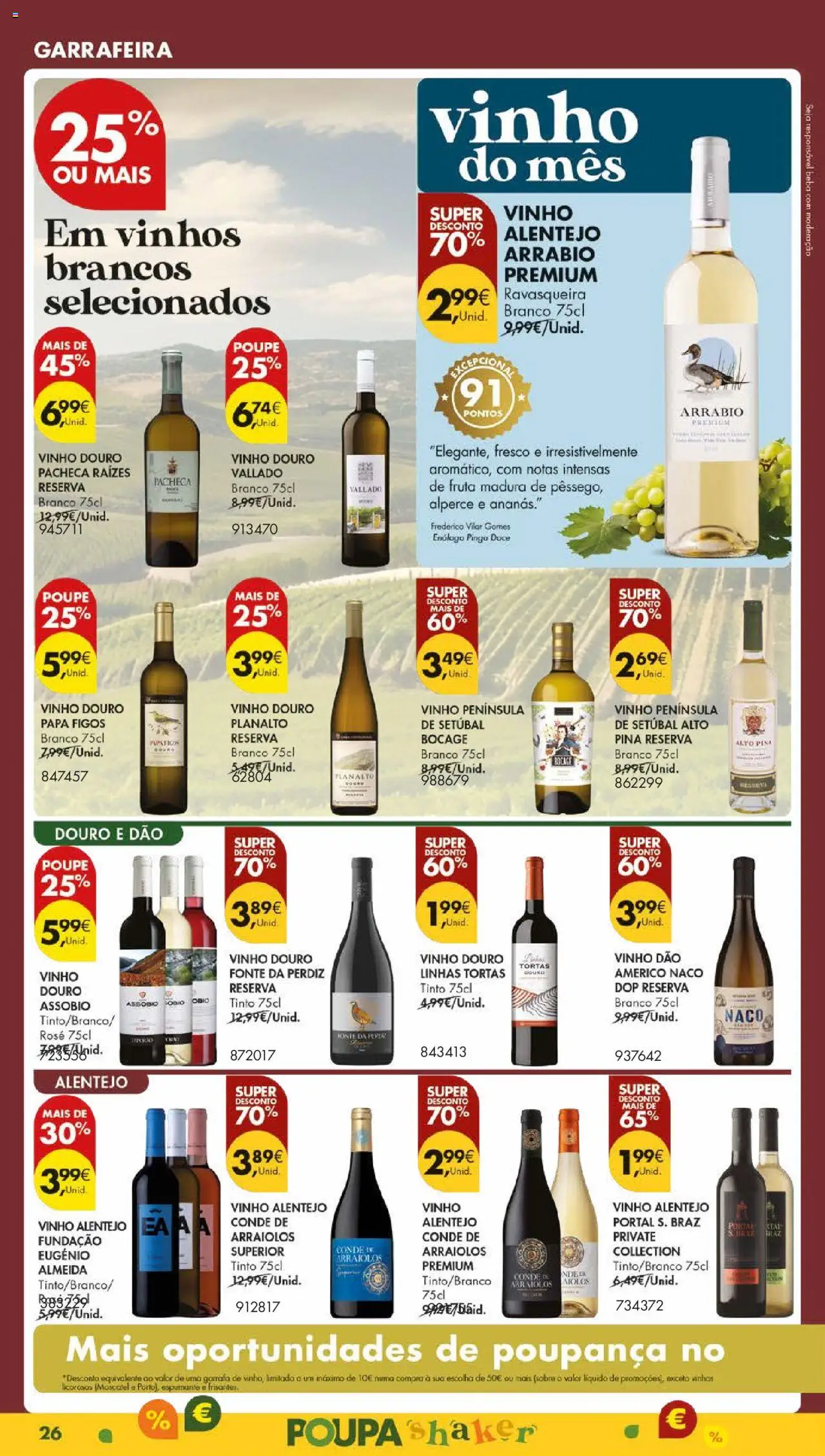Pingo Doce folheto │ válido de 05.08.2025 | Página: 30 | Produtos: Espumante, Vinho, Alto pina reserva