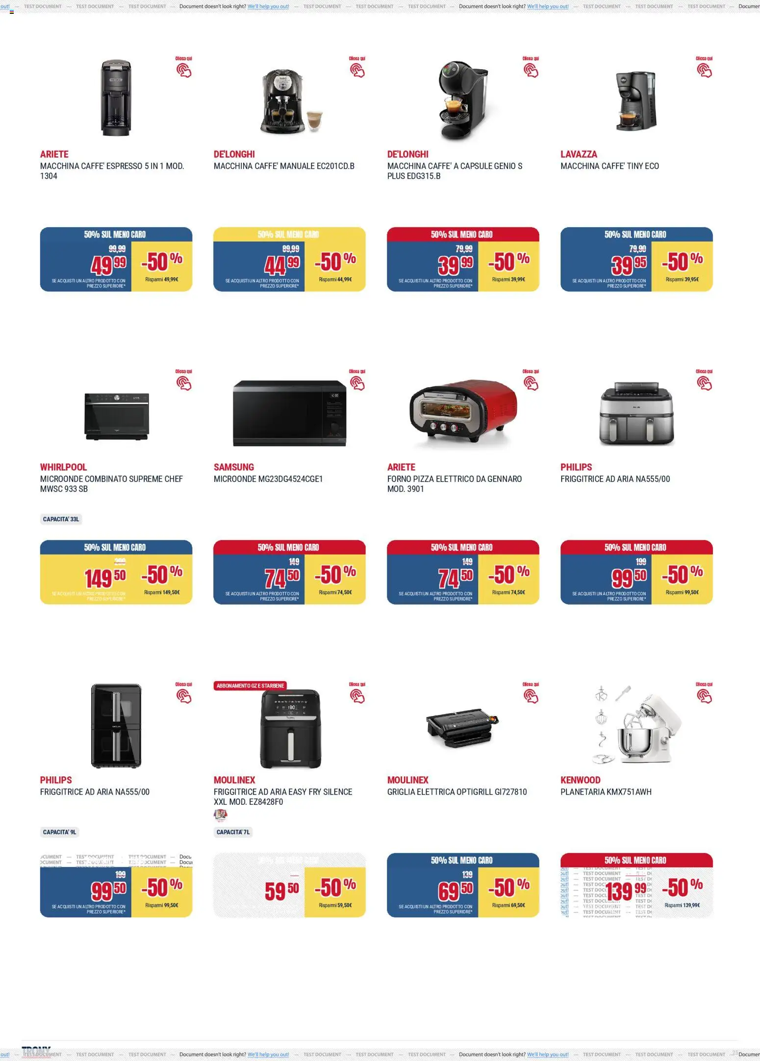 Volantino Trony del 04.12.2025 | Pagina: 25 | Prodotti: Forno, Griglia, Lavazza, Samsung