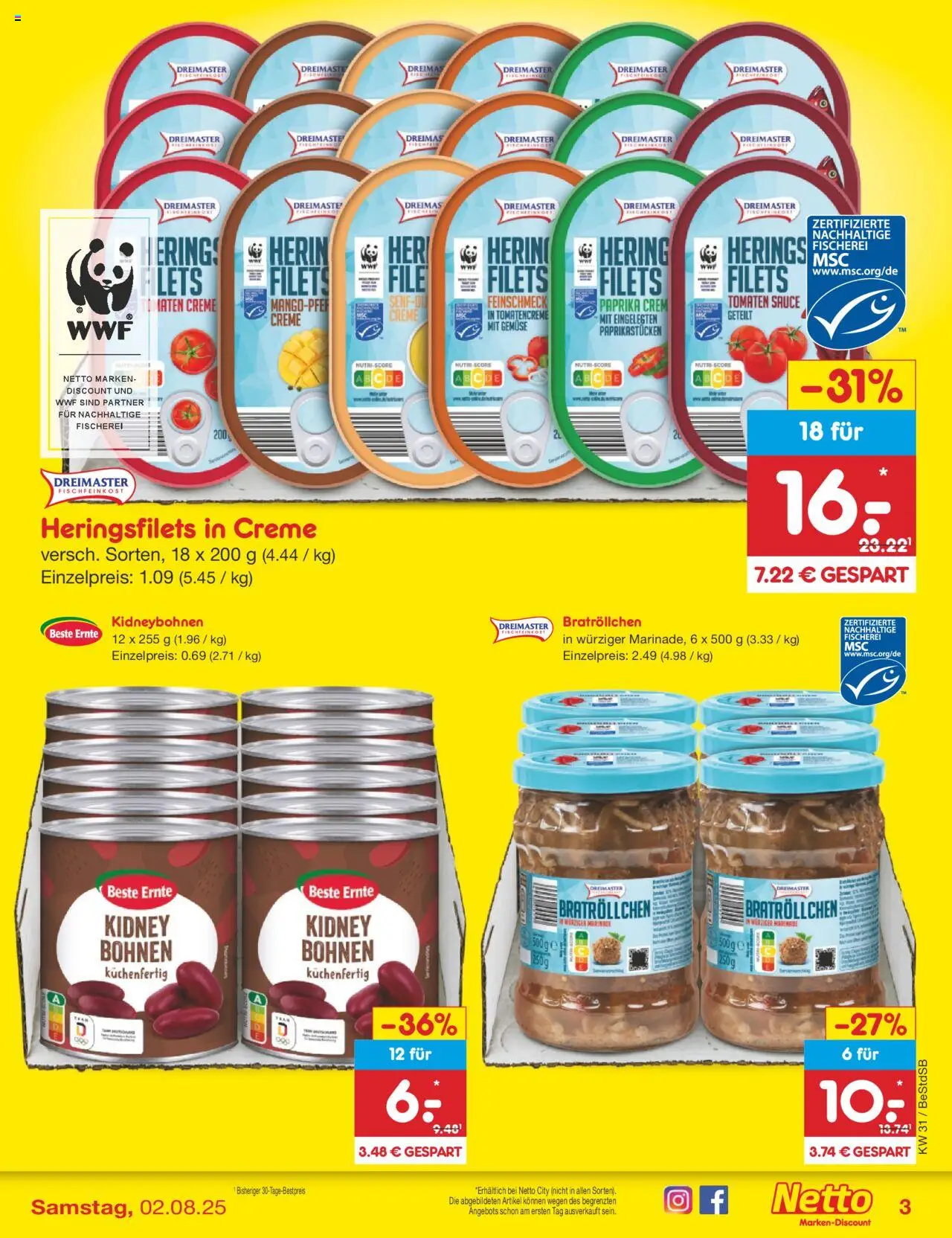 Netto Marken-Discount Prospekt 	 - gültig ab dem 28.07.2025 | Seite: 39 | Produkte: Tomaten, Creme, Gemüse, Paprika