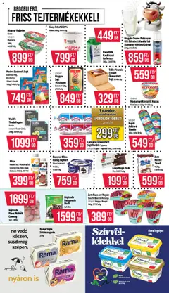 COOP akciós ujság - amely érvényes a következő dátumtól: 17.07.2025 | Oldal: 4 | Termékek: Körözött, Kefir, Juhtúró, Kaukázusi kefír