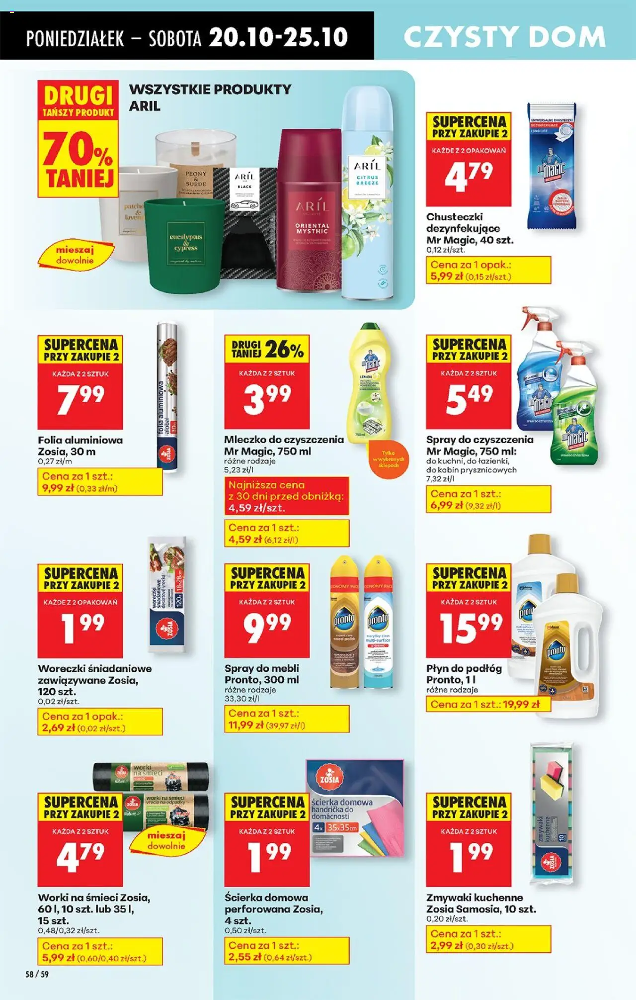 Biedronka gazetka od 20.10.2025 | Strona: 70 | Produkty: Cleaner, Sandwich