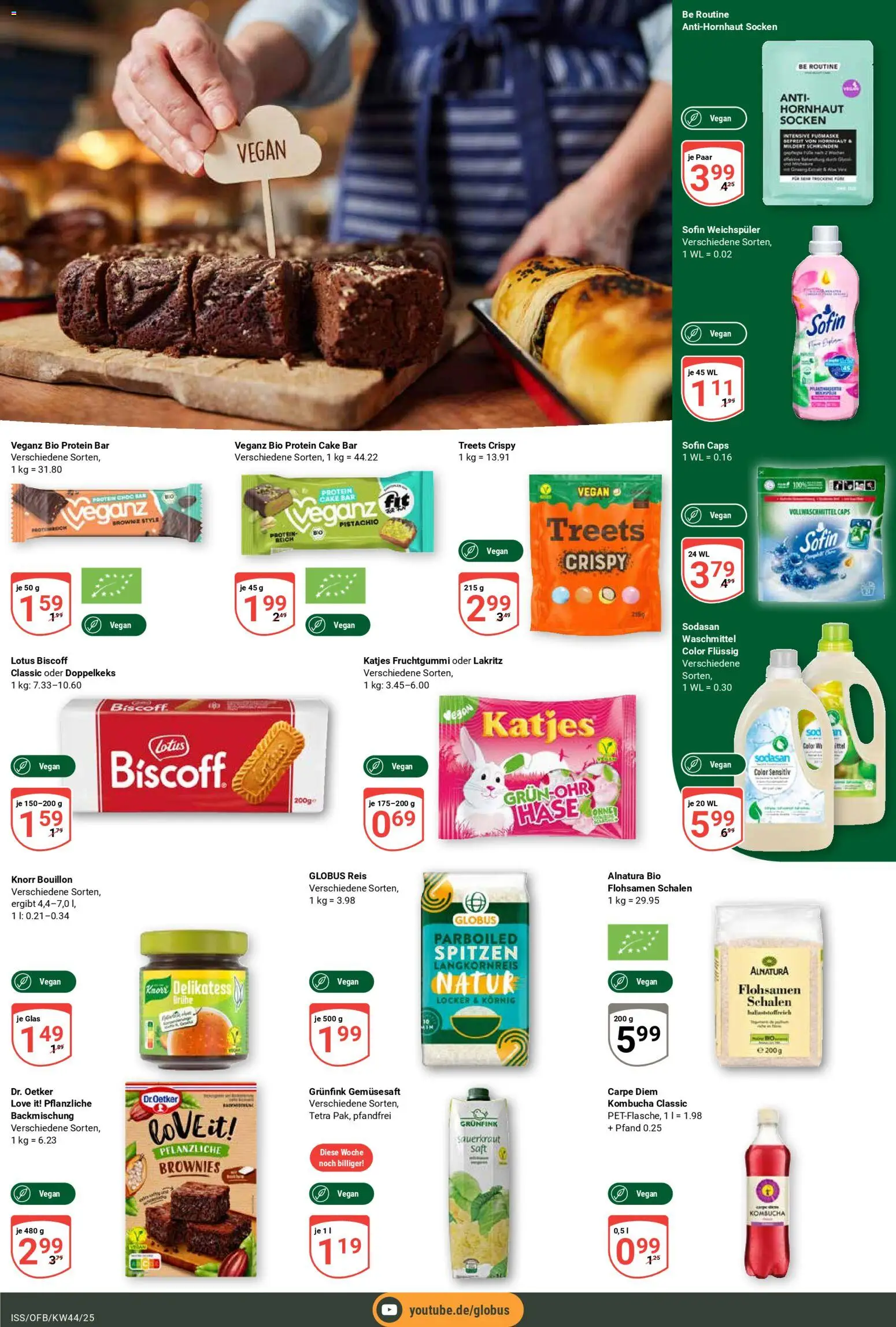 Globus Prospekt 	 – gültig ab 27.10.2025 | Seite: 14 | Produkte: Knorr, Weichspüler, Saft, Reis