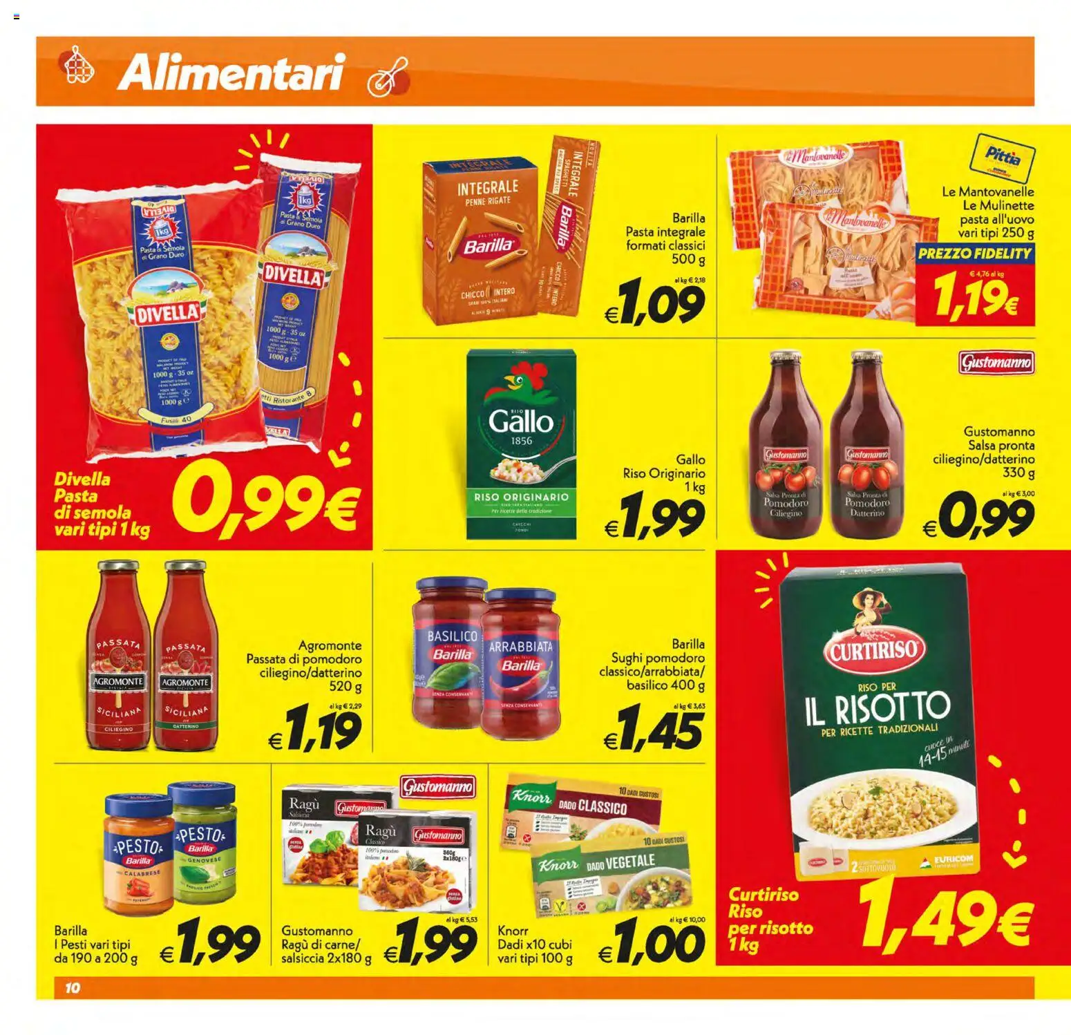 Volantino SuperConveniente del 05.01.2026 | Pagina: 10 | Prodotti: Pomodoro, Pasta, Passata di pomodoro, Penne