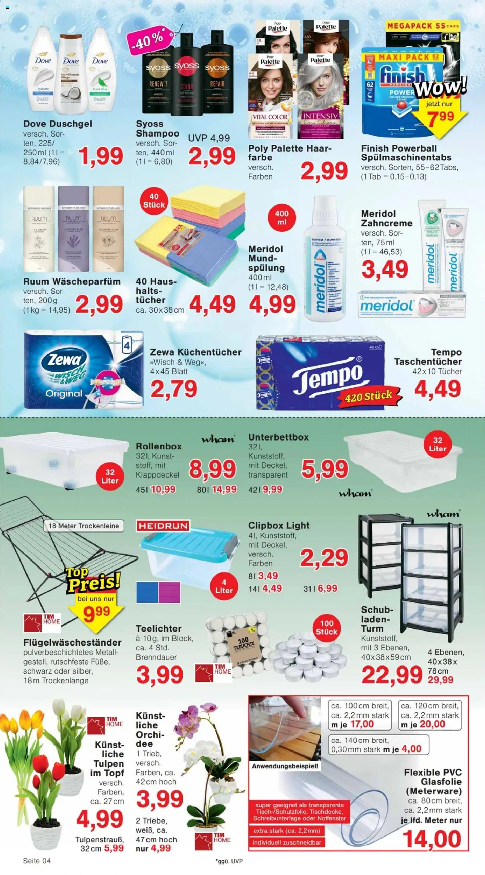 Jawoll Prospekt – gültig ab 02.02.2026 | Seite: 4 | Produkte: Spülung, Haarfarbe, Creme, Tempo