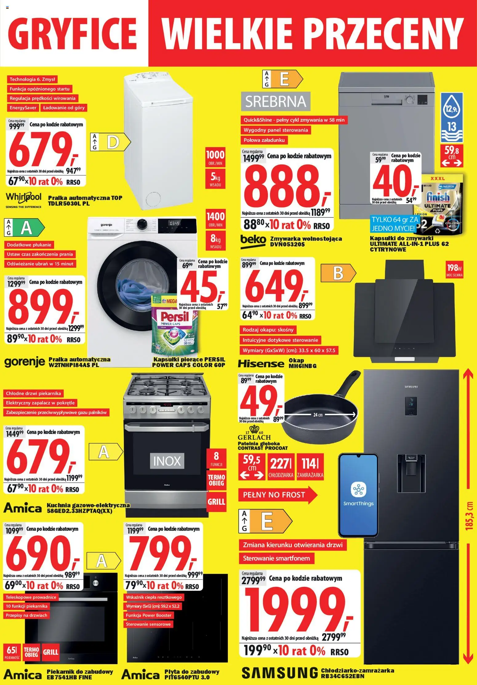 Mediaexpert promocje - Wielkie przeceny Gryfice od 21.03.2026 | Strona: 7 | Produkty: Top, Zamrażarka, Pralka, Zmywarka