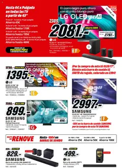 Vista previa Media Markt folleto válido desde el 16.10.2025 | Página: 4 | Productos: Barras de sonido, Καλαμάρι, Té