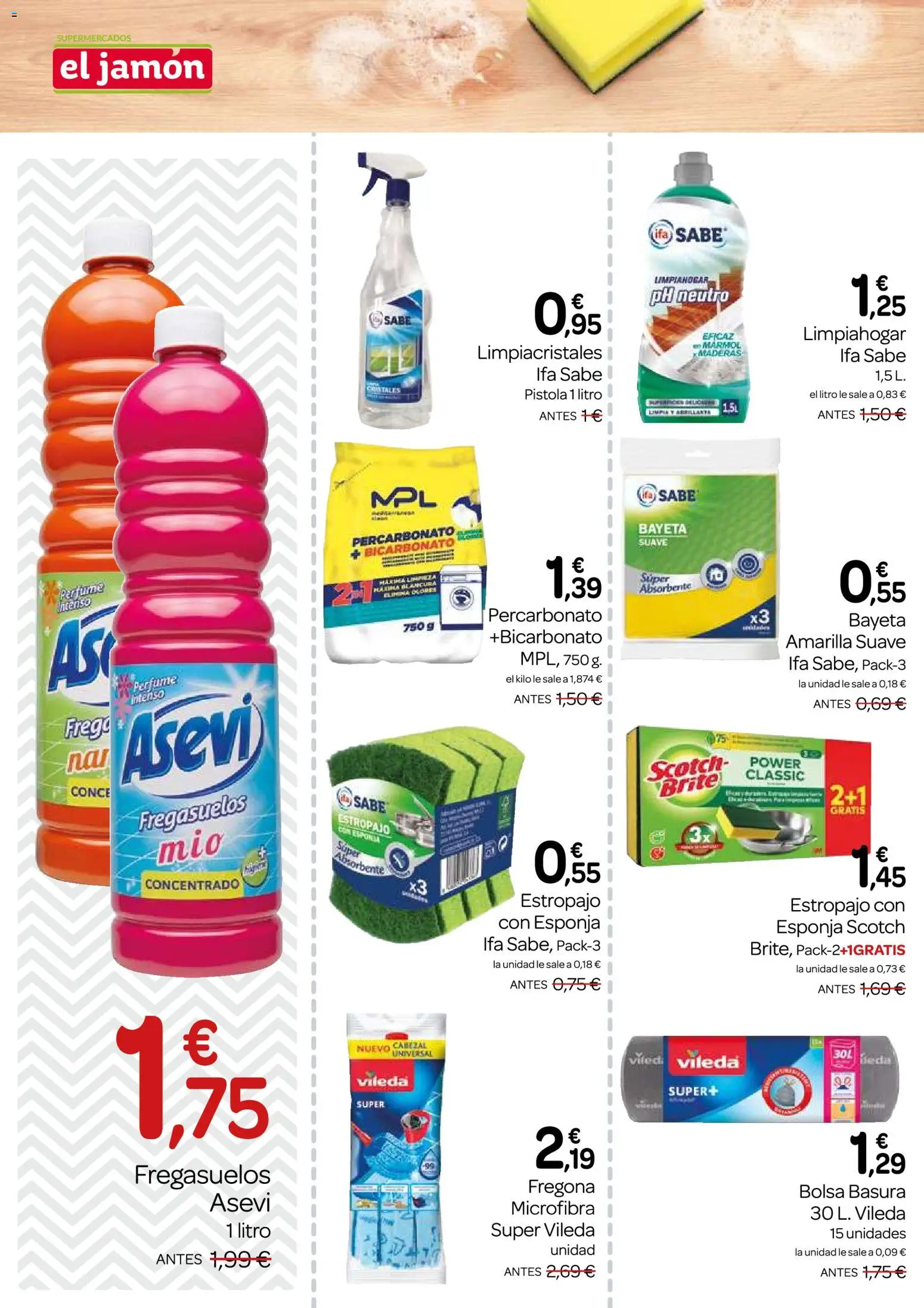 Supermercados El Jamón folleto │ válido desde el 26.02.2026 | Página: 26 | Productos: Perfume, Limpiacristales, Jamón, Bolsa