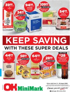 Preview of OK Foods specials valid from 13.08.2025