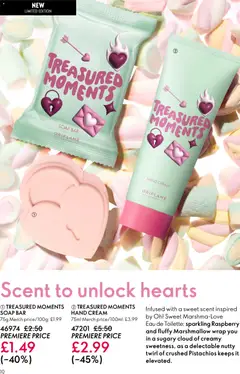 Preview of Oriflame - Offers valid from 21.01.2026 | Page: 10 | Products: Eau de toilette, Hand cream, Cream, Raspberry