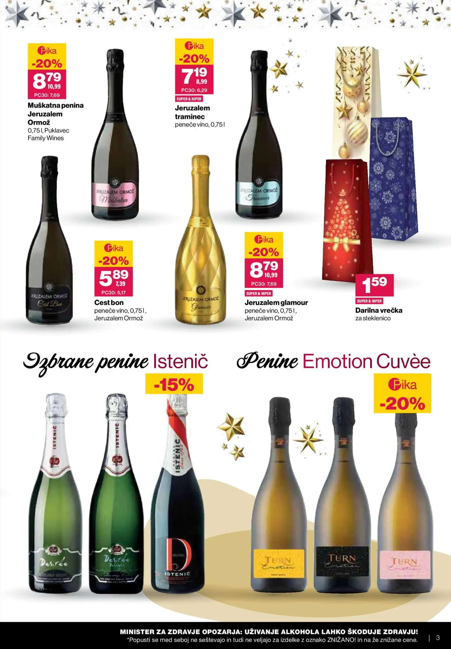 Novi Mercator katalog ponudbe – veljaven od 03.12.2025 | Stran: 3 | Izdelki: Penina