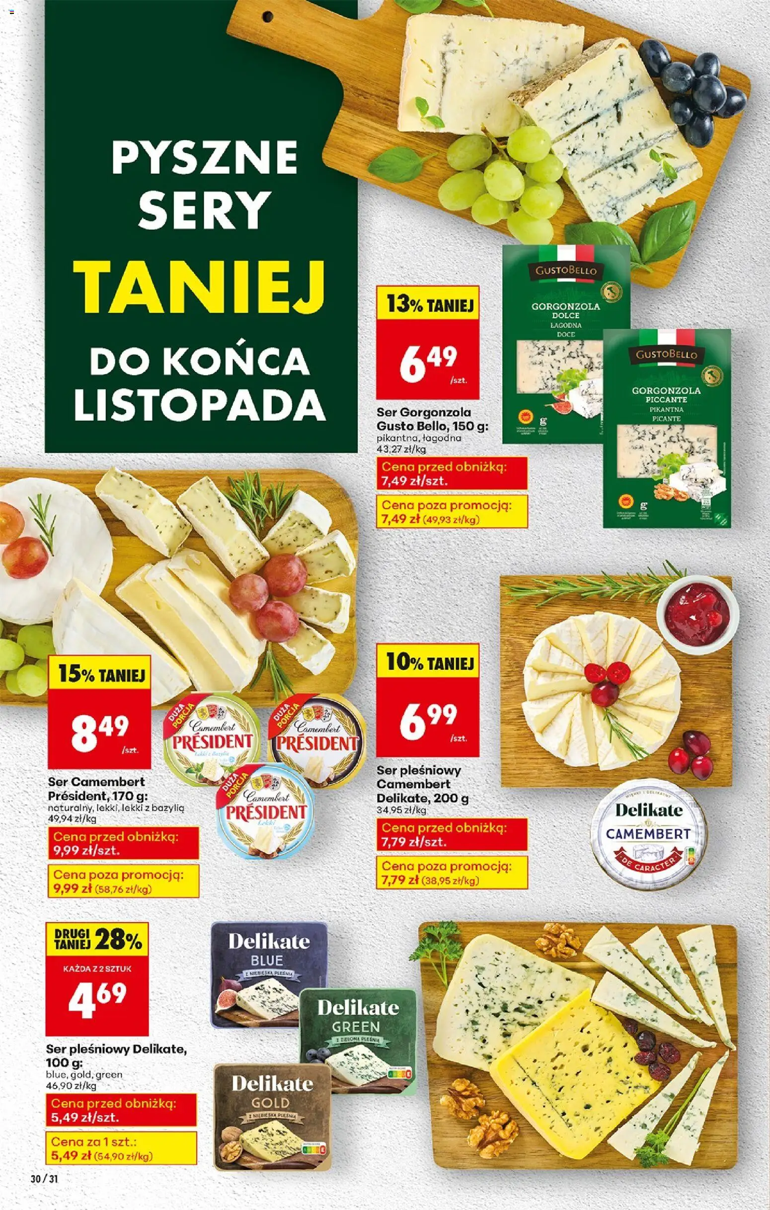 Biedronka gazetka - Oferta w tym tygodniu od 06.11.2025 | Strona: 38 | Produkty: Bazylia, Camembert, Ser gorgonzola, Gorgonzola
