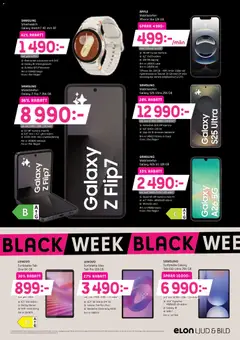 Elon - Black Friday - Förhandsvisning av reklamblad från butik Elon aktuell från 14.11.2025 | Sida: 5 | Produkter: Galler, Äpple, Kamera, Wifi