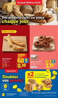 LIDL - Prévisualisation de LIDL catalogue valide à partir de 16.04.2026 | Page: 8 | Produits: Viennoiseries