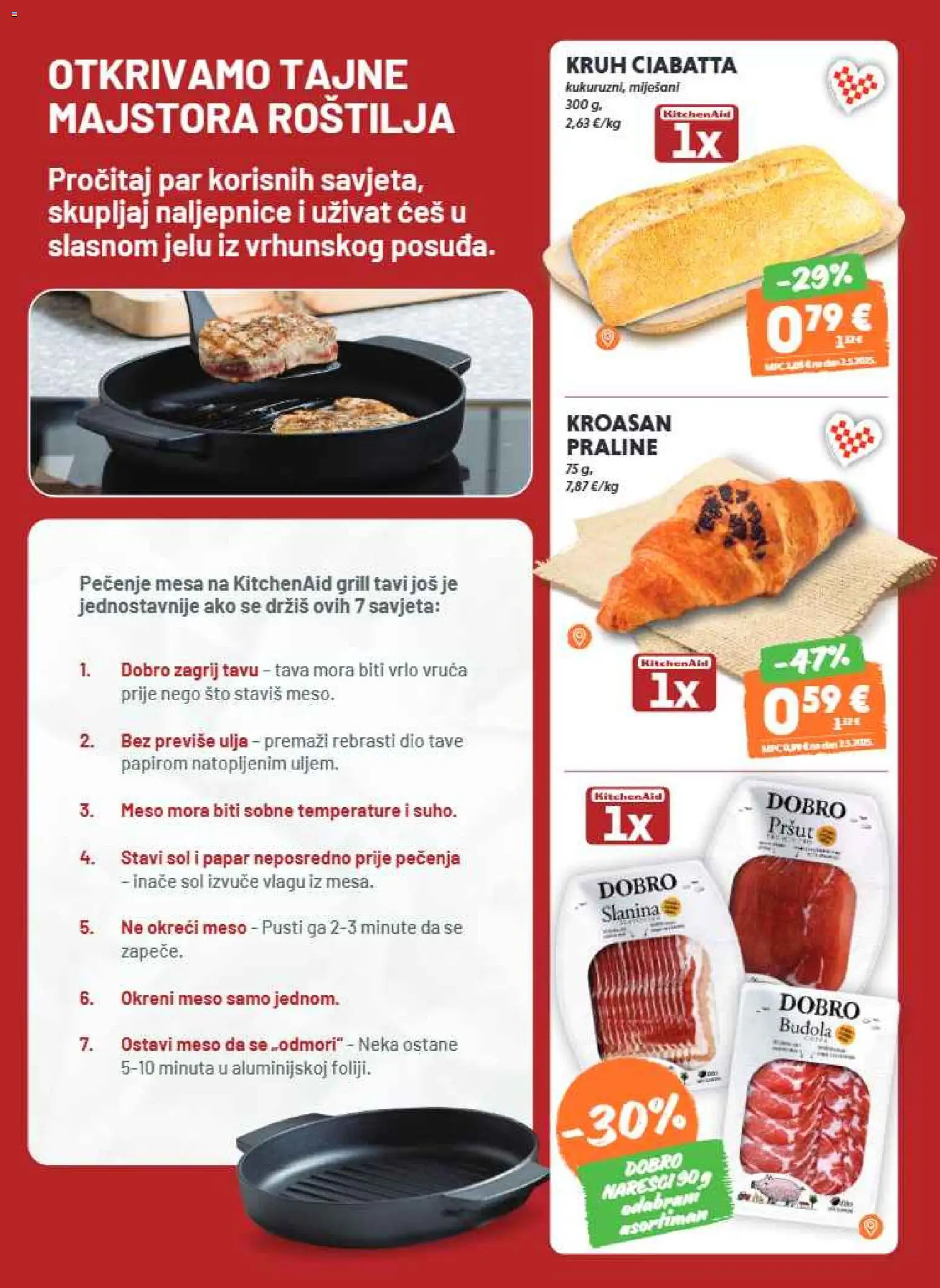 Studenac katalog | vrijedi od 07.01.2026 | Stranica: 5 | Proizvodi: Praline, Kruh, Pršut, Papar