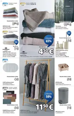 Katalog JYSK - Pregled kataloga iz trgovine JYSK, vrijedi od 18.03.2026 | Stranica: 15 | Proizvodi: Kutija, Četka, Ručnik, Kućni ogrtač