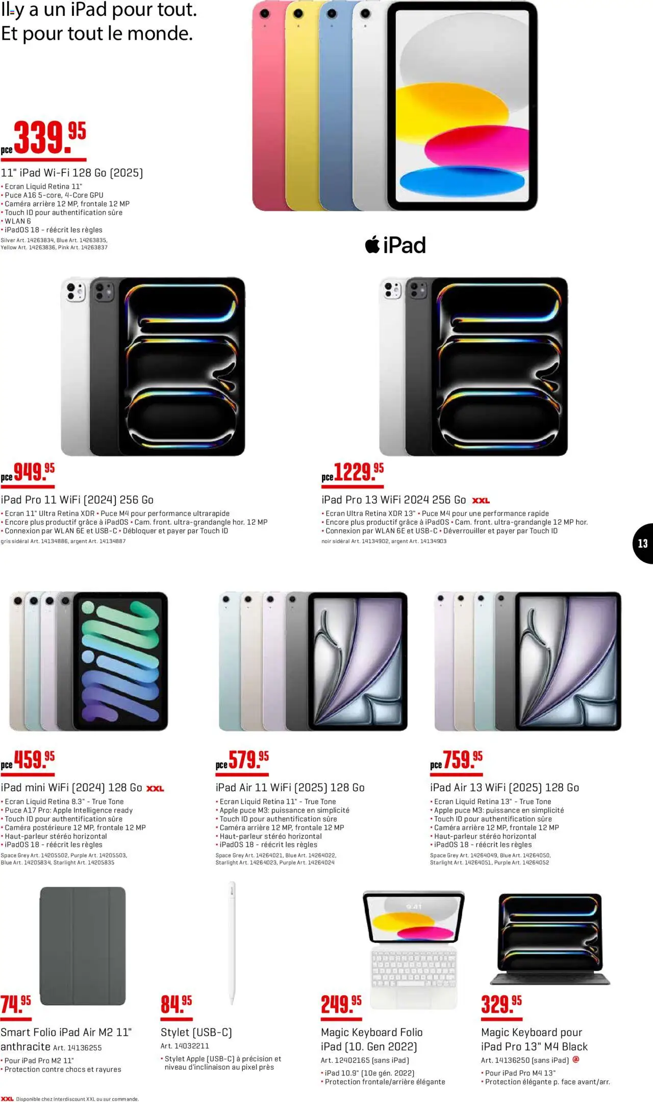 Interdiscount Aktionen Brand Love FR – gültig ab 08.09.2025 | Seite: 13 | Produkte: Apple, Ipad