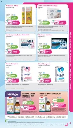 Kulcs Patika Akciós újság - amely érvényes a következő dátumtól: 01.10.2025 | Oldal: 17 | Termékek: Pezsgőtabletta, Multivitamin