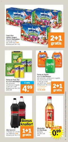 Capri-Sun mystic dragon, 10 x 0.2 literpakjes, 3 sets van 2 liter - Voorbeeld van een folder van Albert Heijn, geldig van 27.04.2026 | Pagina: 21