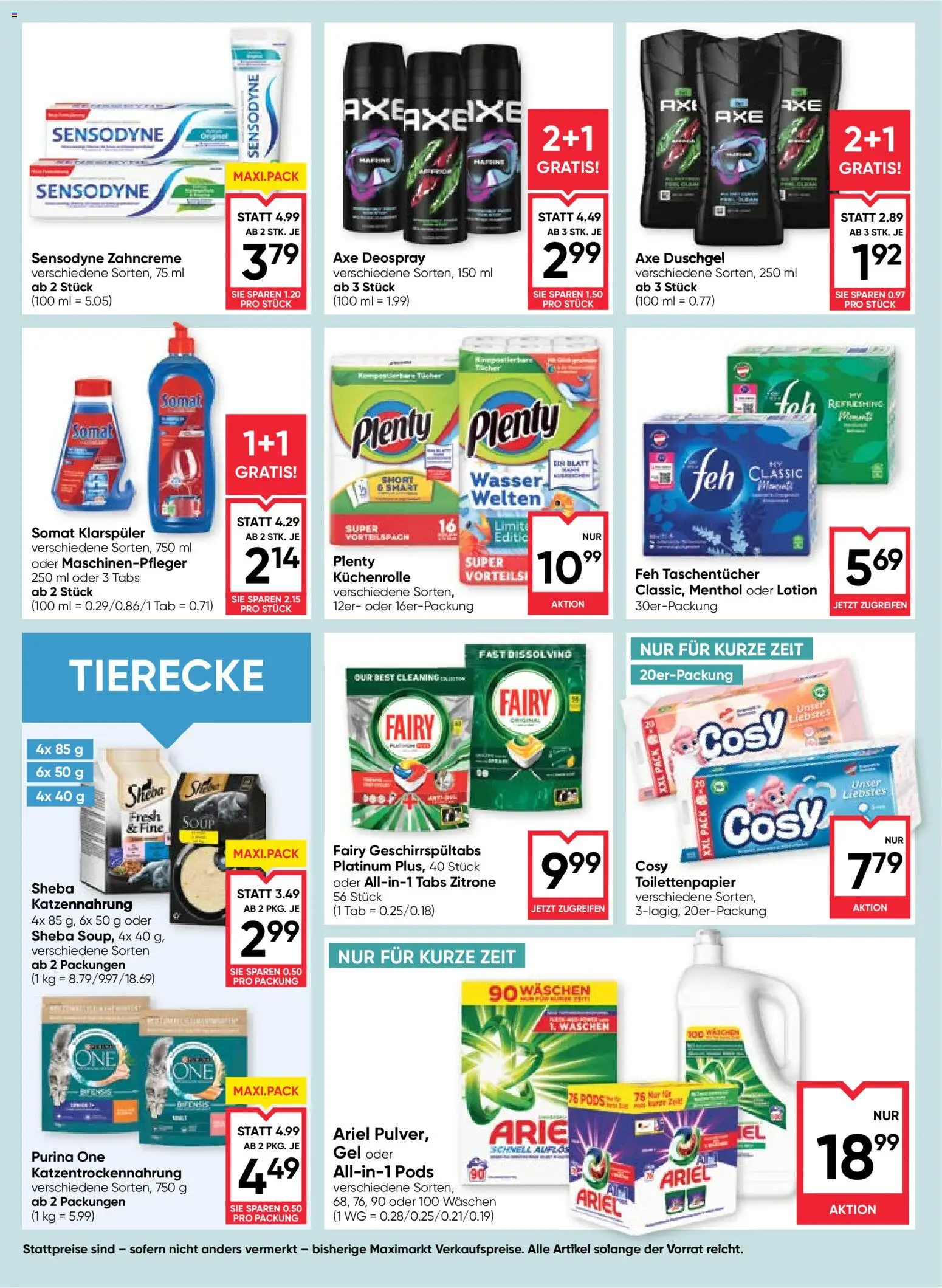 Maximarkt Flugblatt gültig ab 23.12.2025 | Seite: 16 | Produkte: Klarspüler, Zitrone, Duschgel