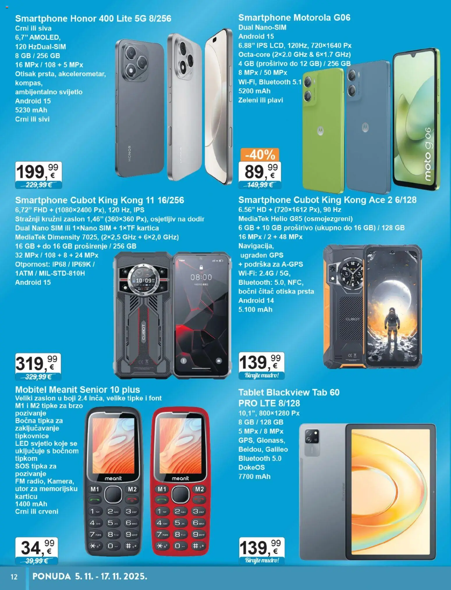 KTC katalog | vrijedi od 05.11.2025 | Stranica: 12 | Proizvodi: Tablet, Smartphone