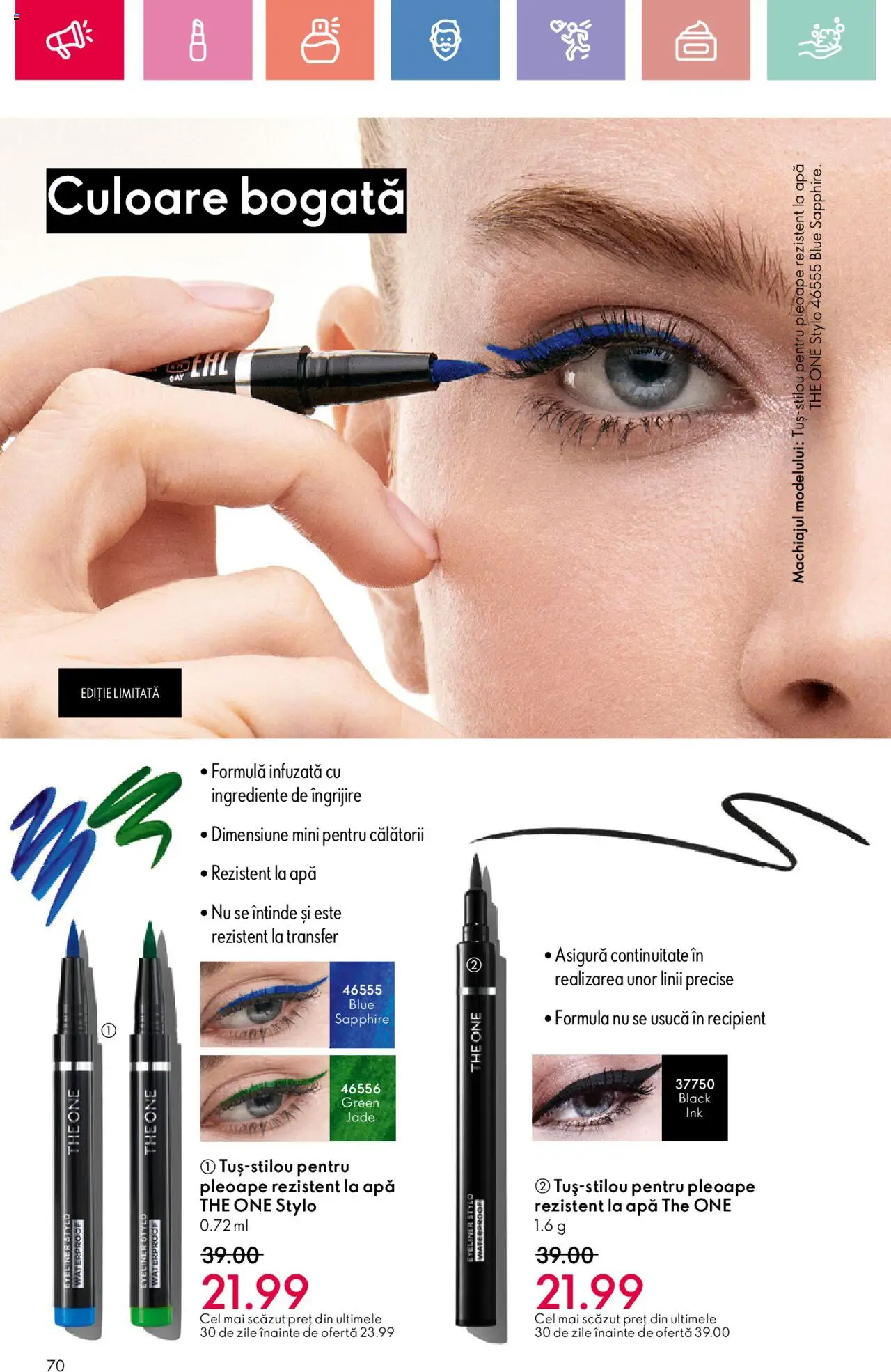 Oriflame catalog 11 2025 – valabil de la 27.07.2025 | Pagină: 70 | Produse: Apă