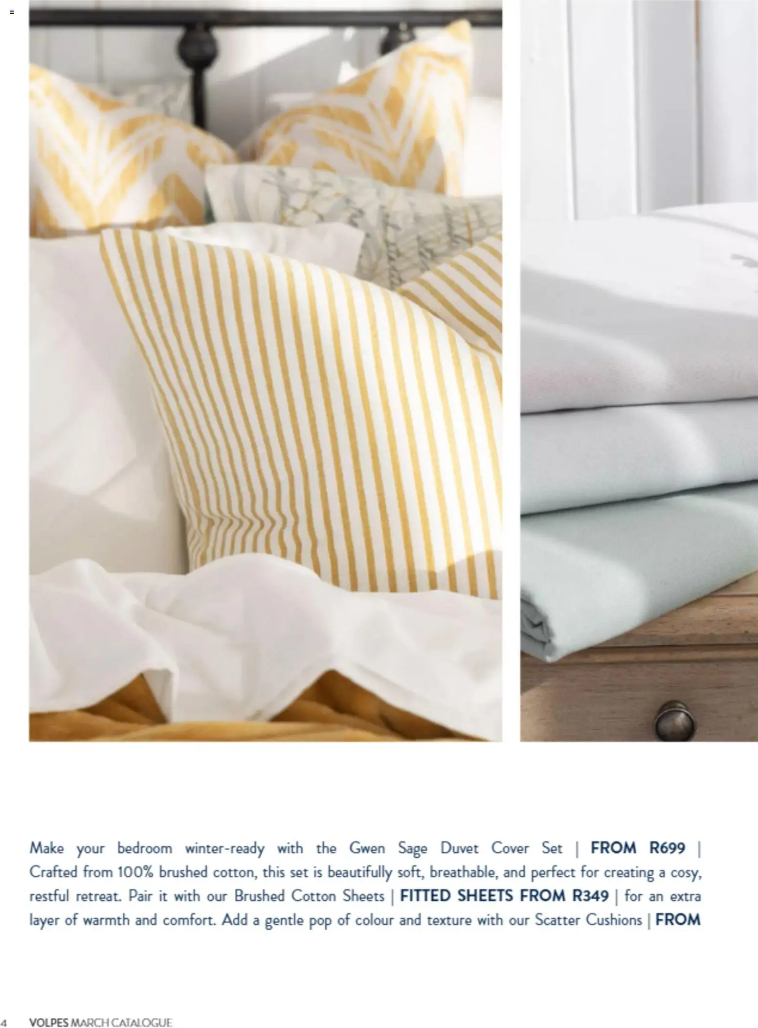 New Volpes catalogue – valid from 01.03.2026 | Page: 4 | Products: Cover, Duvet