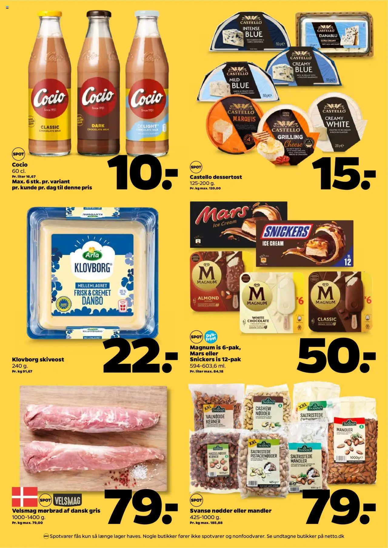 Netto tilbudsavis – gyldig fra 13.09.2025 | Side: 7 | Produkter: Nødder, Mandler, Is, Skiveost