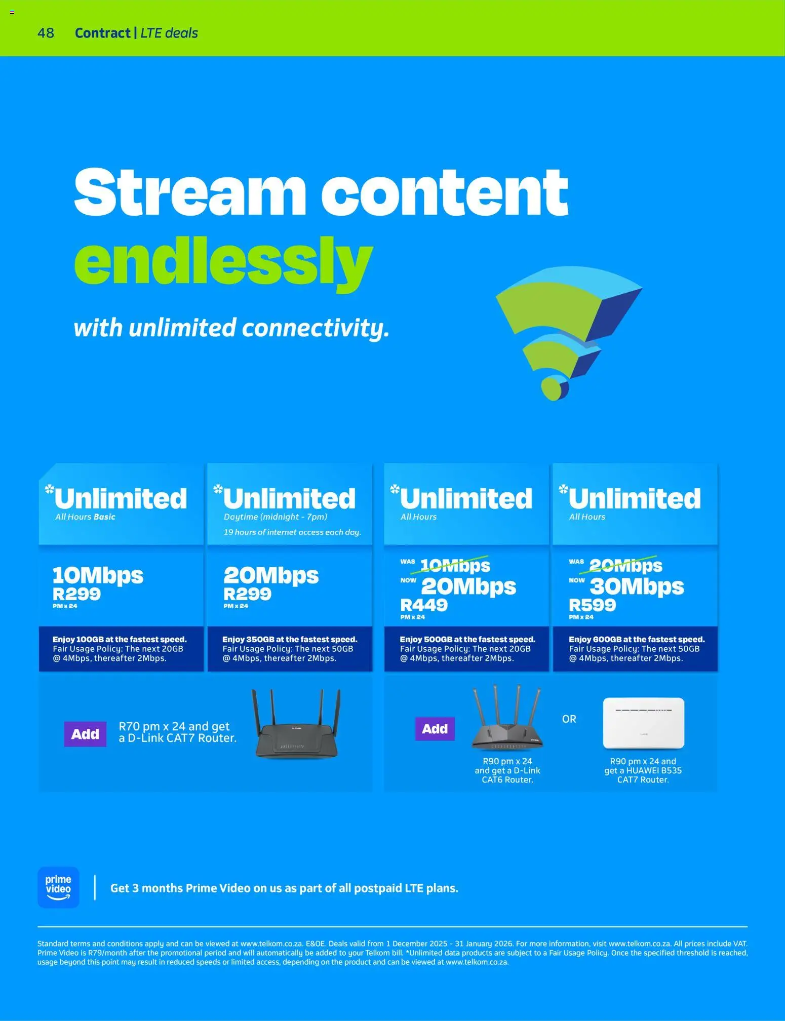 New Telkom catalogue – valid from 01.12.2025 | Page: 46 | Products: Data