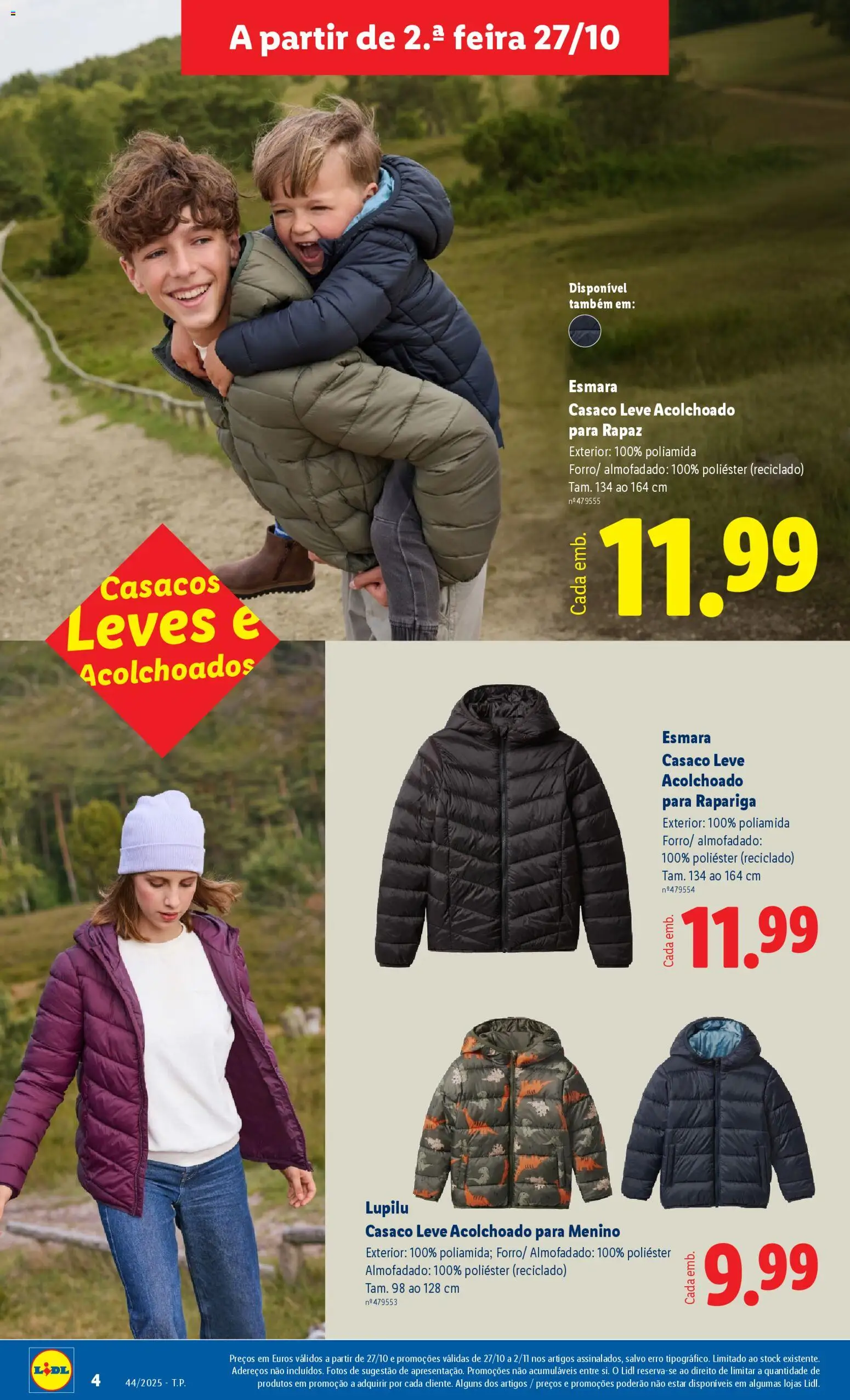 Lidl Novidades │ válido de 27.10.2025 | Página: 4 | Produtos: Casaco