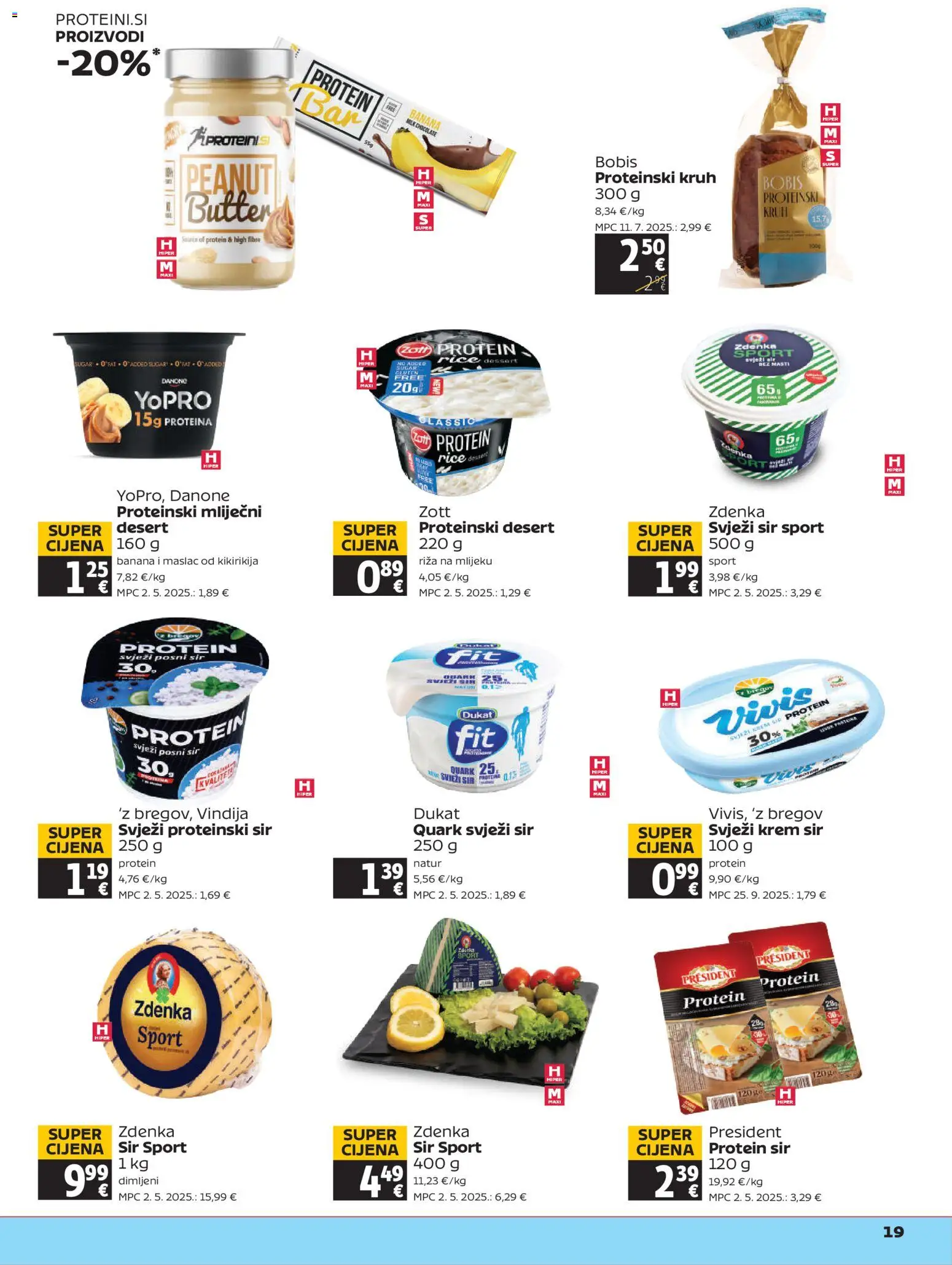 Tommy katalog | vrijedi od 23.04.2026 | Stranica: 19 | Proizvodi: Vindija, Riža, Maslac od kikirikija, Svježi sir